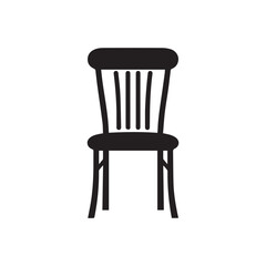 Chair icon. Vector illustration. Isolated on white background.