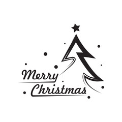 Merry Christmas text , Merry Christmas latter vector , Christmas vector