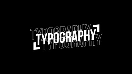 Typography Title 7