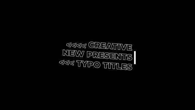 Typography Title 6