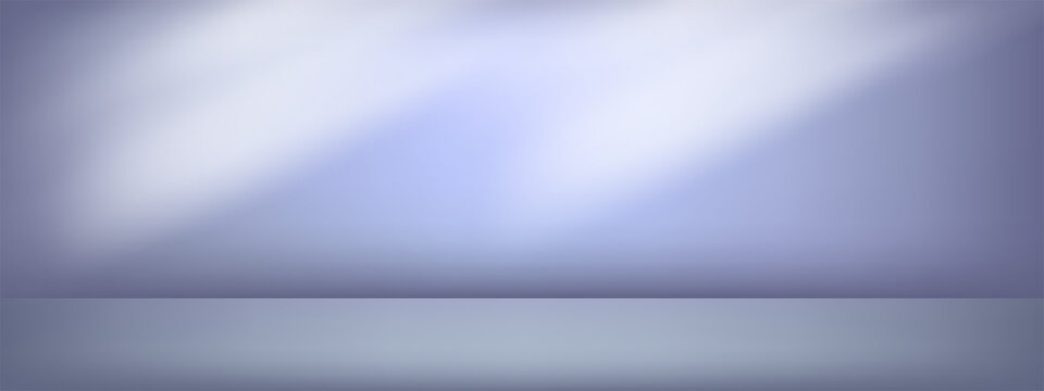 Abstract gradient podium blue background, minimal empty 3D studio backdrop, clean scene for product presentation mockup template.