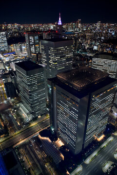 Shinjuku Night View from Tokyo Metropolitan Government