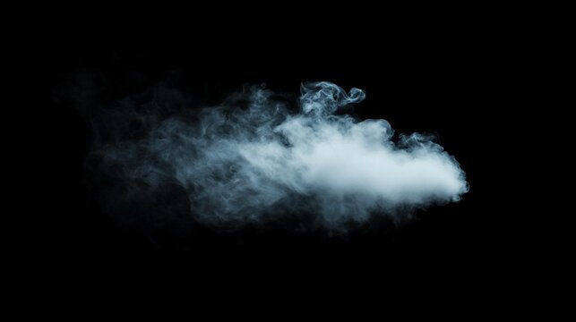 Ethereal cloud billows against dark void