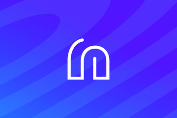 Letter N logo icon design template elements