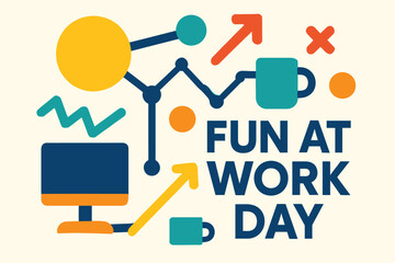 Playful Productivity Symbol for Fun at Work Day