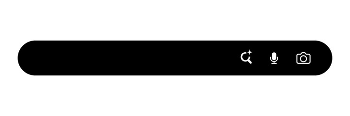 Obraz premium Search bar icon vector illustration 