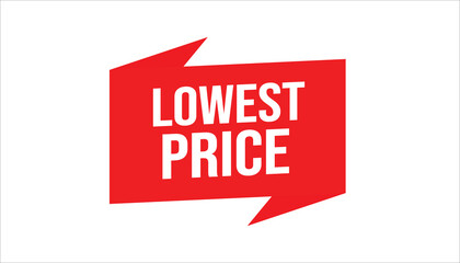 lowest price sale banner