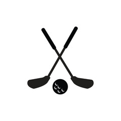 golf  logo icon illustration flat