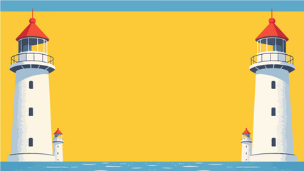 Beach themed poster background