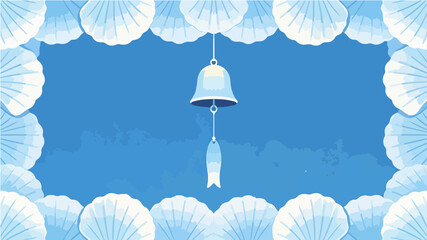 Beach themed poster background