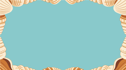 Beach themed poster background