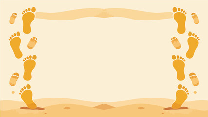 Beach themed poster background