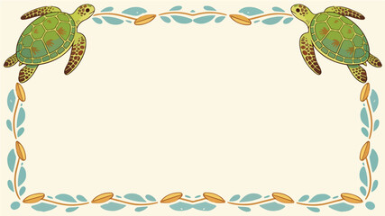 Beach themed poster background