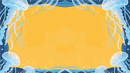 Beach themed poster background