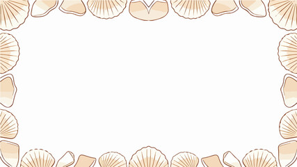 Beach themed poster background