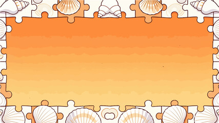 Beach themed poster background