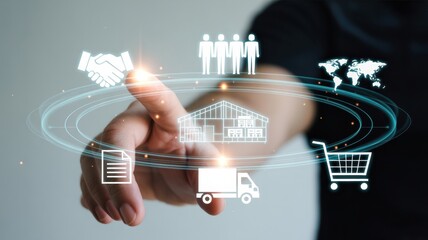 Optimizing digital supply chain management and global e-commerce with integrated technology