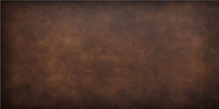 Vintage dark brown leather and aged parchment paper texture background with a grungy antique design and rough weathered surface material