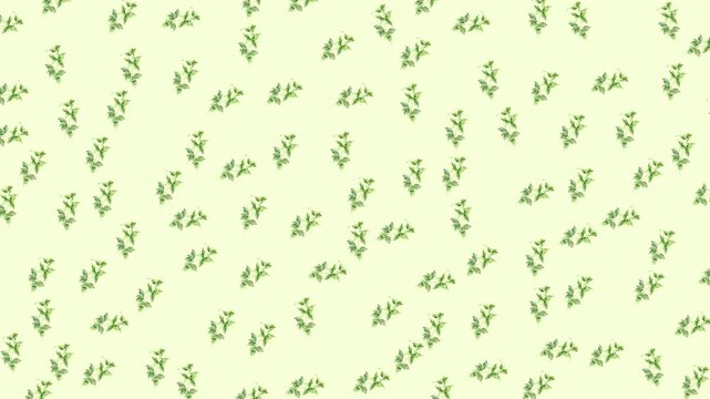 Soft botanical floral pattern featuring pastel watercolor blooms on a blush pink background, creating a charming and elegant atmosphere for decorative and creative use