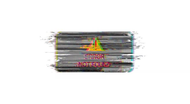 Error Not Found Alert Animation