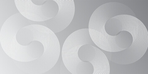 White glowing geometric lines on gray background geometric line pattern art