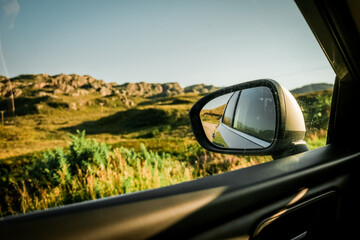 Panorama al tramonto