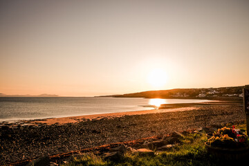 Panorama al tramonto