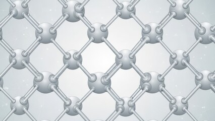 Fototapeta premium Abstract Molecular Structure Network Background.