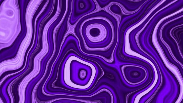 Abstract purple agate style wavy contour background.