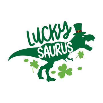 Lucky Saurus Svg