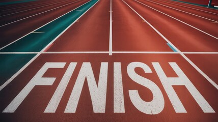 Racing towards success on a vibrant athletic track