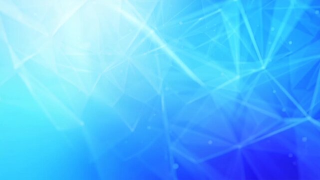 Geometric lines dance in cool gradient space