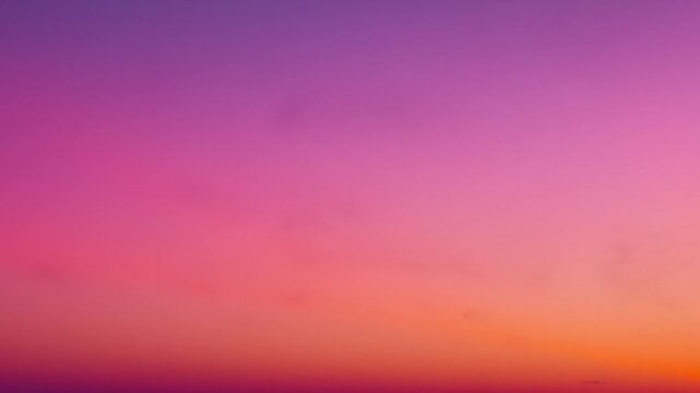 Multicolored sunset paints the sky