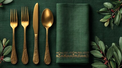 Table setting for St Patrick Celebration