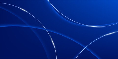 blue abstract background with luxury golden elements vector eps10