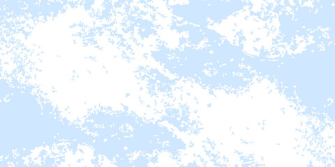 Abstract cloudy sky background. Blue color pastel clouds. Watercolor texture background. Soft clouds in the sky. Abstract painting banner.