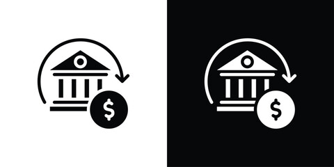 Transaction Icon Sheet Black And White