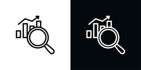 Analysis Icon Sheet Black And White