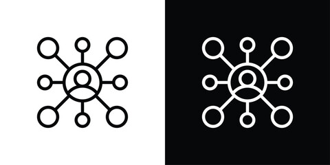 Connection Icon Sheet Black And White