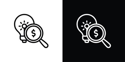 Search Icon Sheet Black And White