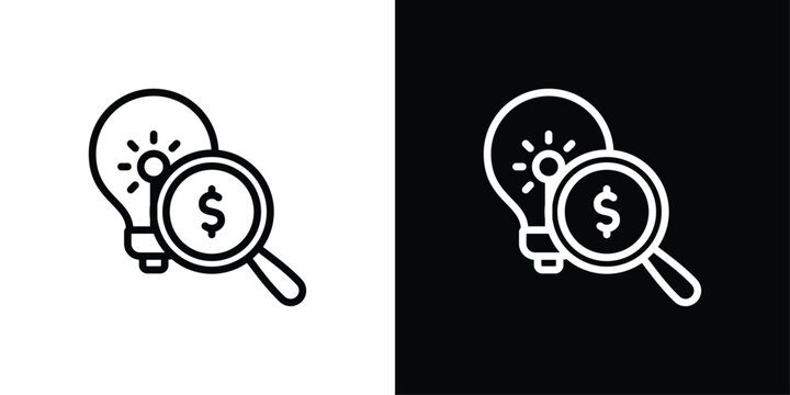 Search Icon Sheet Black And White