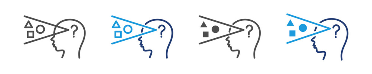 perception design ideas icon set multiple style