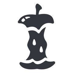 Vector Basic Icon - apple core