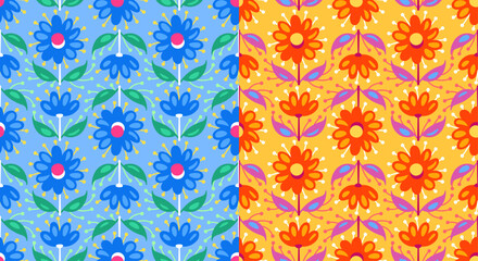 Flower Collection - Daisy Folk - Sunny Bluebell