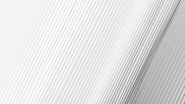 Abstract white textured background with diagonal lines creating a sense of depth and movement. Ideal for modern design and minimalistic aesthetics