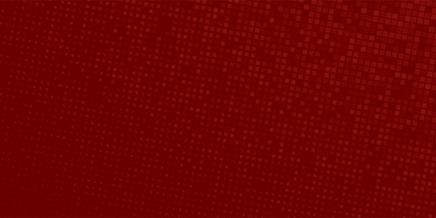 Abstract halftone gradient background of small stars, in red colors