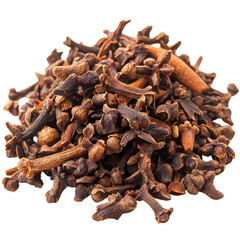 Fototapeta premium Dried cloves on transparent background