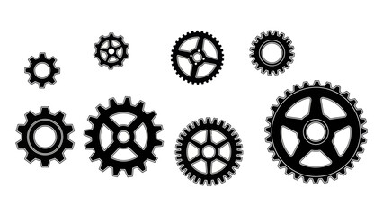 Gears Set - Mechanical Cogwheel Elements