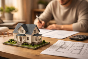 signature de contrat, id&eacute;al pour article ou blog sur l'immobilier