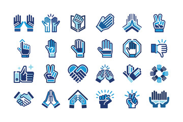 Educational icons collection isolated on transparent background, Vector, illustration